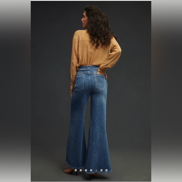 NOWT Pilcro Uptown High-Rise Wide-Leg Jeans 12P - Picture 7 of 12